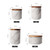 White Marble Ceramic Canister