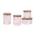 Pink Marble Kitchen Canister