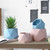 Blue Pink Planter Pots for Plants Indoor