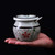 Retro Japanese Sugar Bowl Salt Storage Jar Seasoning Pot with Lid Spoon