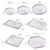 Ceramic Marble Style Dessert Plate Cake Plate Jewelry Dish Ring Dish Cosmetics Organizer Fruit Dish Home Decor Wedding Gift