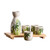 Bamboo Ceramic Sake Set