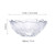 Clear Glass Scalloped Edge Dessert Bowl