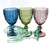 Colored Goblet Vintage Pattern Embossed Goblets for Party Wedding
