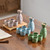 Japanese Ceramic Sake Bottle Decanter 4 Shot Glasses for for Sushi Restaurant