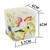 Colourful Floral Tealight  Home Decorations Glass Candle Holder - Birds
