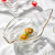 Clear Transparent Conch Sea Shell Glass Bowl