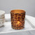 Leopard Print Glass Candle Holder
