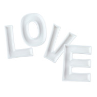 Set of 4 Love Letter Dishes