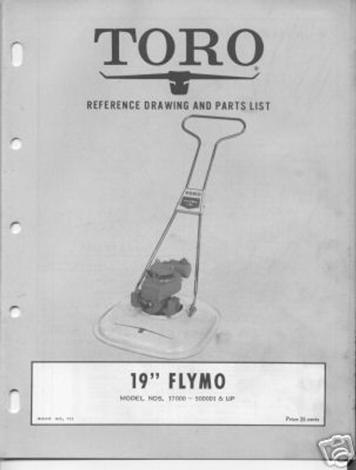 Toro Flymo mower parts manual download