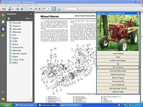 Wheel Horse manual transmission service manual 1958 - 1982 download