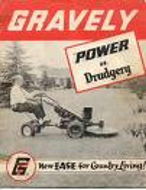 Huge vintage gravely equipment mega manual 60-80s tractor mower