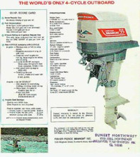 Fisher Pierce 55 HP 4 stroke  vintage outboard motor manual download 