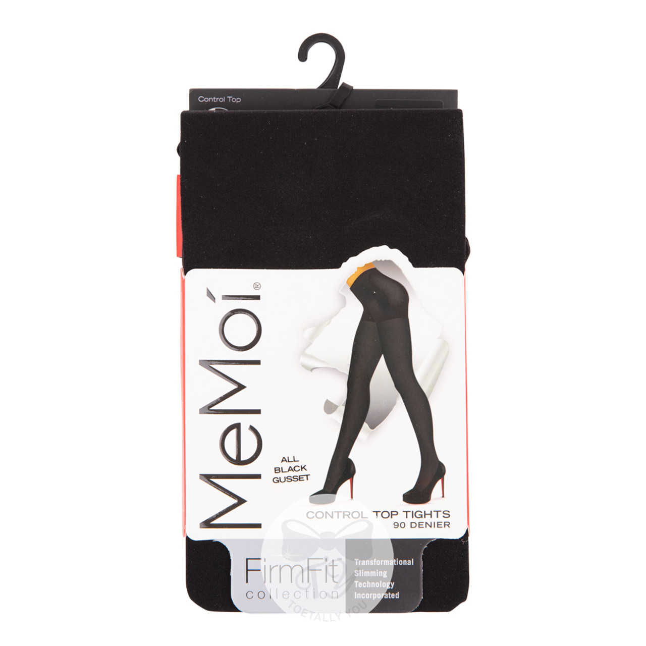 MeMoi Completely Opaque Velvet Touch Control Top 80 Denier Tights - MO