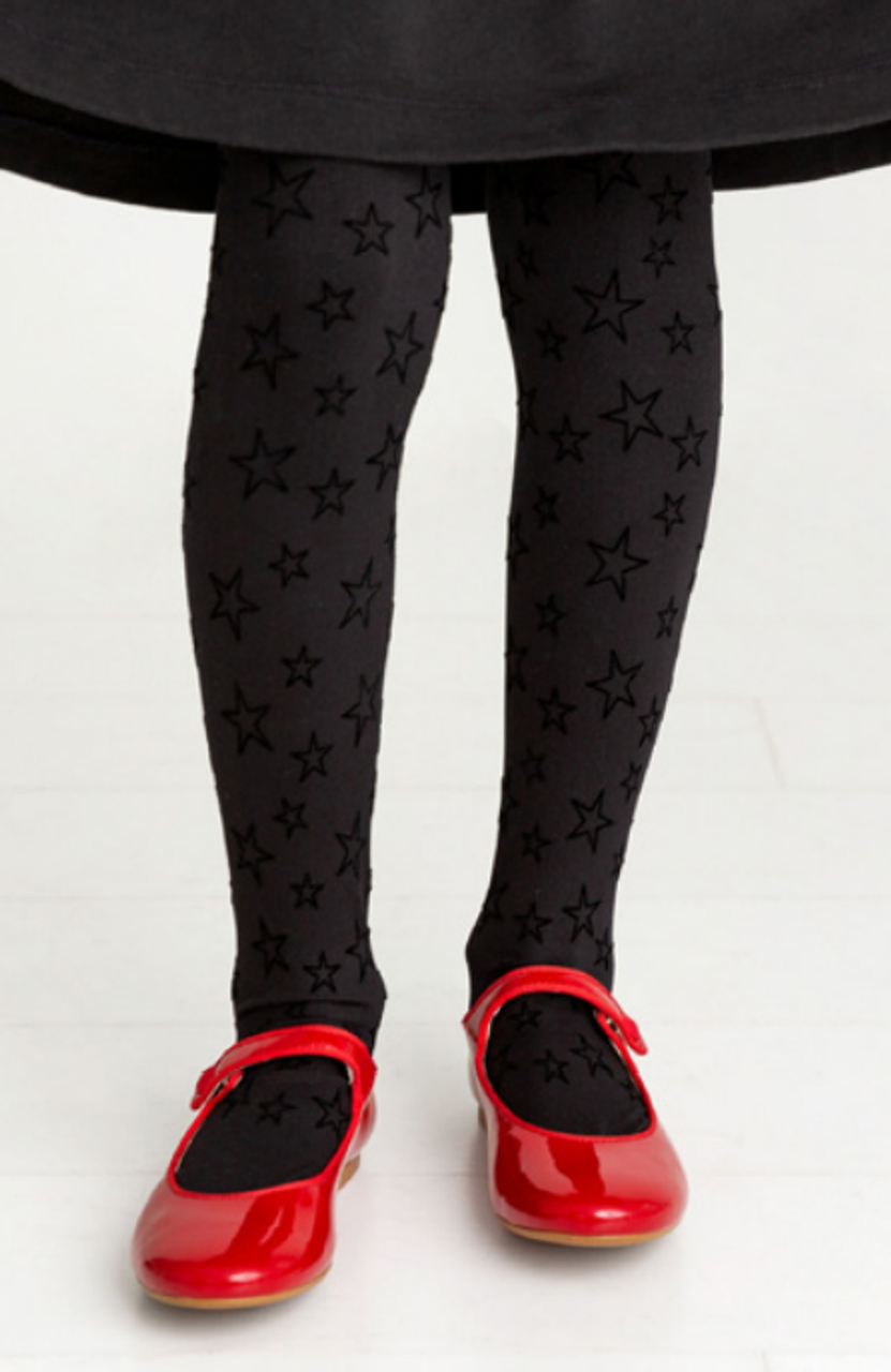 Opaque Polka Dot Color Dot Tights