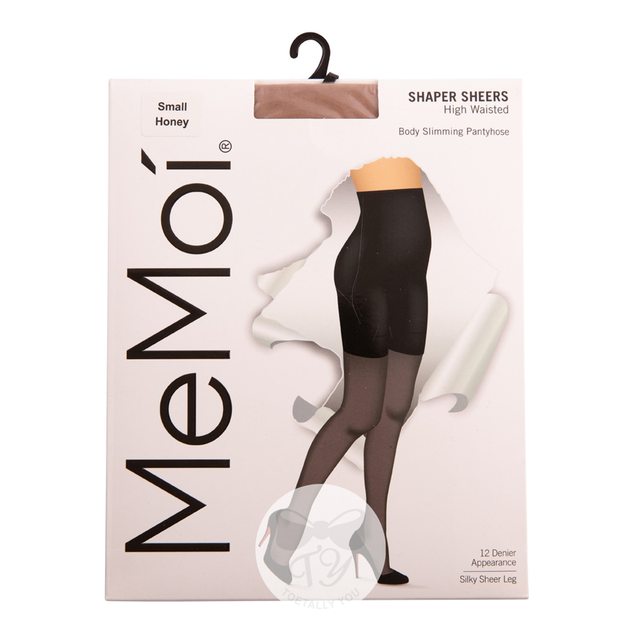MeMoi Plus Size Curvy Ultra Sheer Control Top Pantyhose