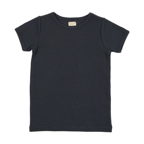 Analogie Ribbed Big Girl Tee Short Sleeve