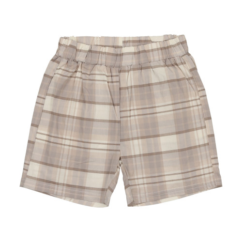 SS24 Plaid Pull On Shorts