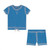 5 Star Stitch 2 Piece Set with Elastic Waist on the Top (Top/Shorts)