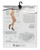 Memoi Thins Silky Ultra Transparent 7 Denier High Waisted Full Control with Grip Pantyhose