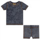 So What Distressed Colored Stitch Baby Set (Top/Shorts)