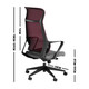 Ashgrove Highback Mesh Chair - Black|Maroon|Grey