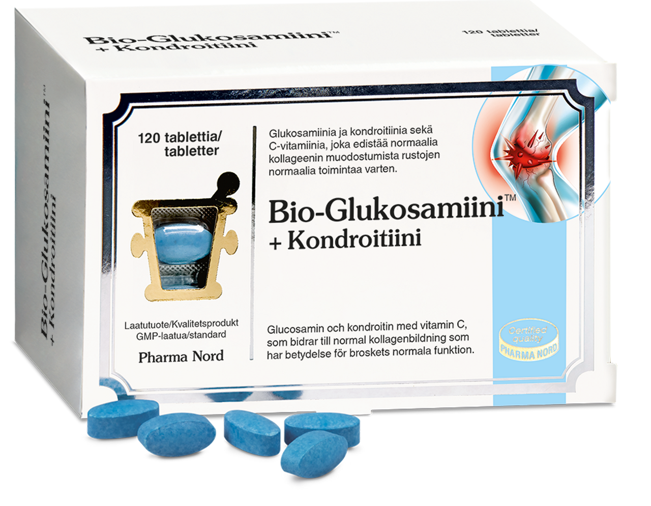 Bio-Glukosamiini + Kondroitiini 120tabl