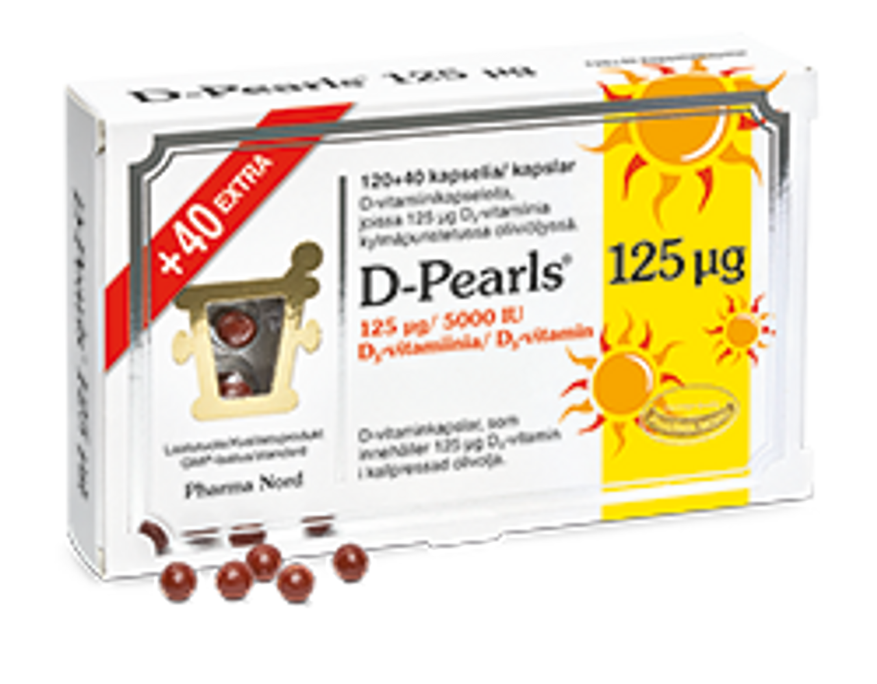 D-Pearls 125 µg 120+40kaps