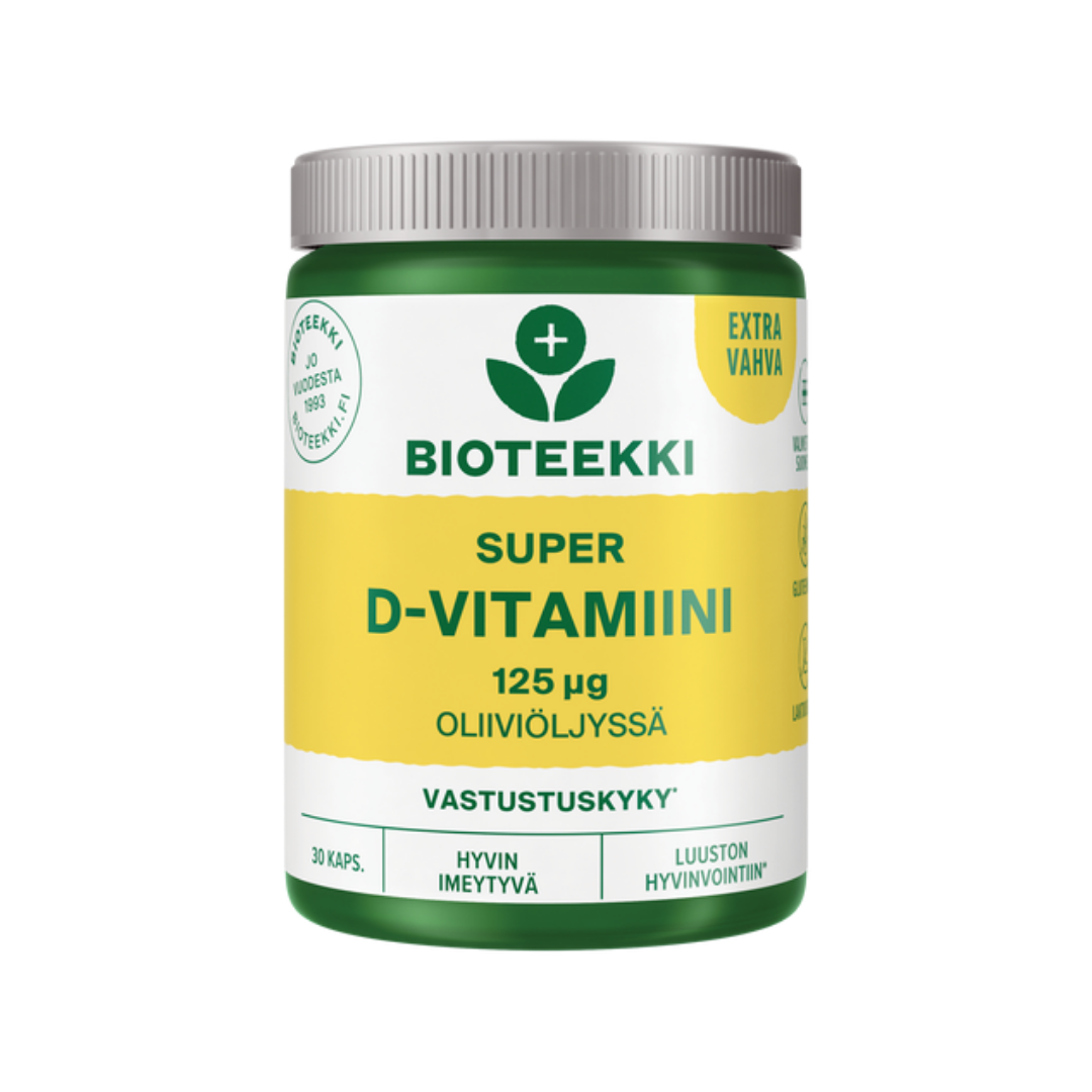 SUPER D-vitamiini 125µg 30 kaps