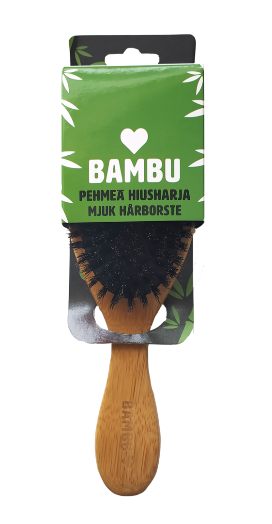 BAMBU pehmeä hiusharja
