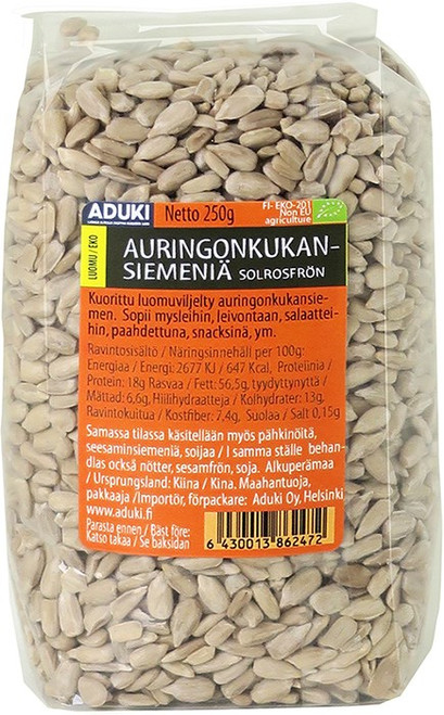ADUKI auringonkukansiemeniä 500g