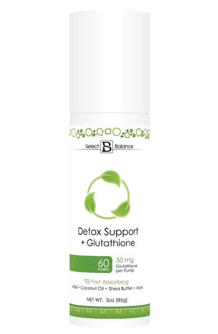 Detox Support Cream + Glutathione - Select Balance Supplements