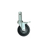 5" Locking Caster | 1-3/8" Round Stem