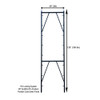 Snap-On Apartment Scaffold Frame 3ftx10ft8in with Measurements | SOWT3108