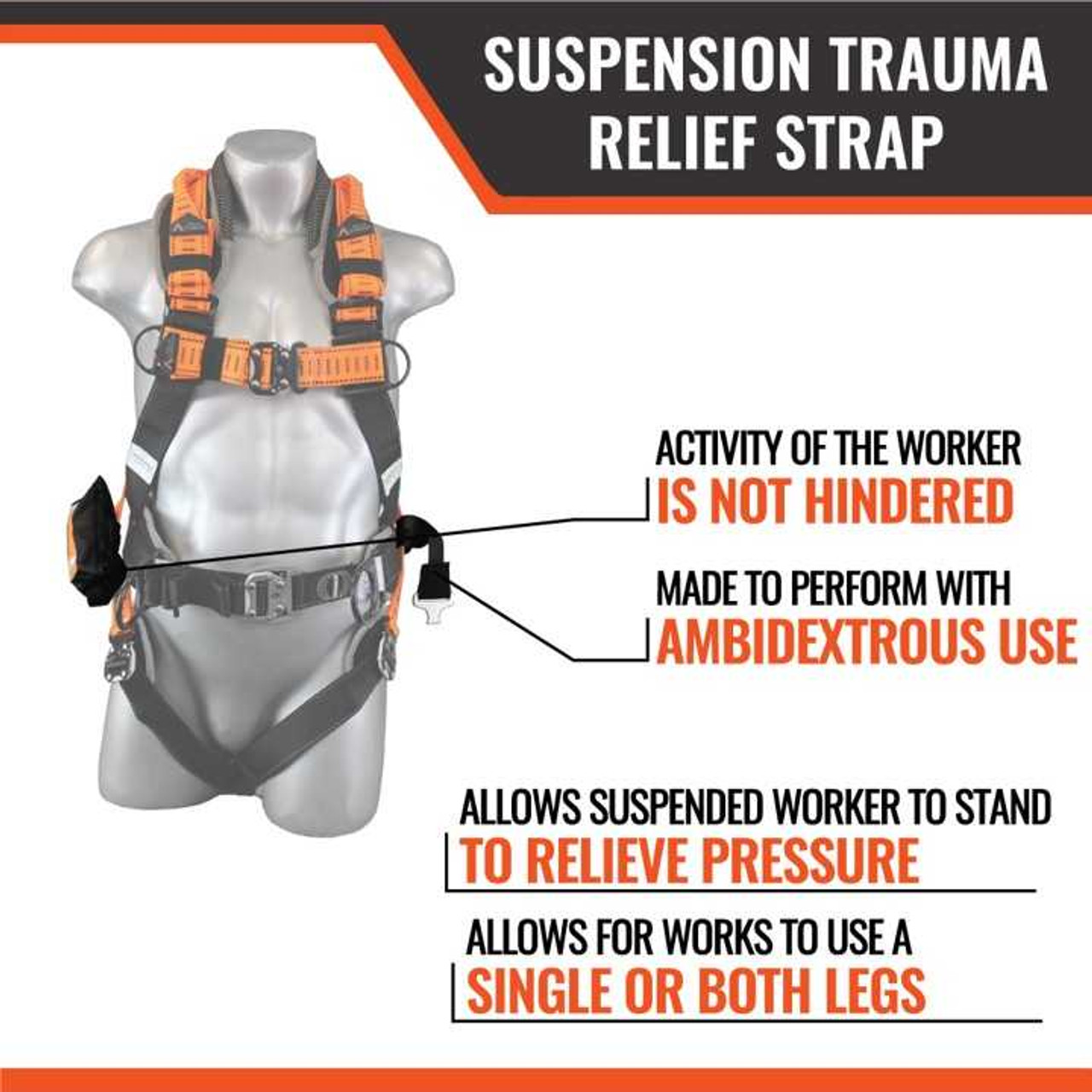 Deluxe Suspension Trauma Relief Strap