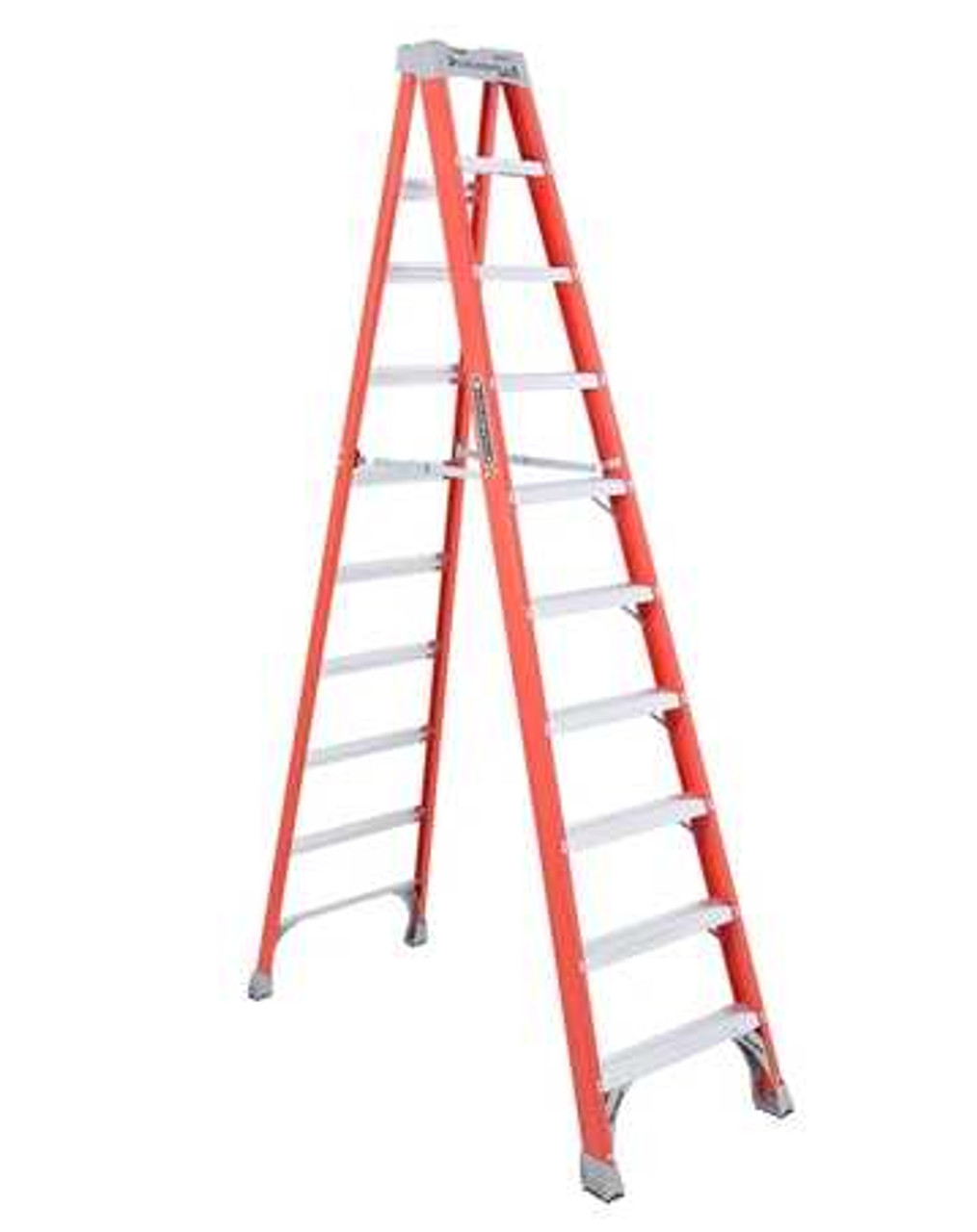 Louisville Ladder 6 Foot Fiberglass Cross Step Ladder With 300 Lb. Capacity, Red