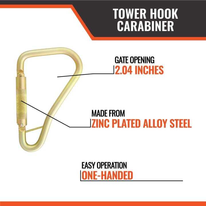 Tower Hook Carabiner | Southwest Scaffolding