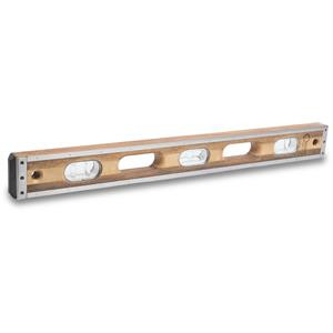 Marshalltown 36 inch Crick wood level with cushioned rubber ends and 0.015 accuracy