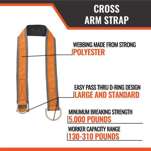 Malta Dynamics Cross Arm Anchor Strap | Southwest Scaffolding & Supply