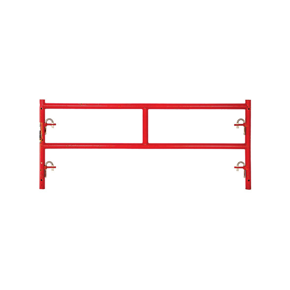 5x2.1 Single Ladder Scaffold Frame Set Red – Complete Steel Scaffolding Section by Southwest Scaffolding