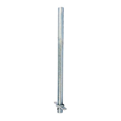 36-inch zinc-coated shoring screw jack with forged p-nut for leveling concrete shoring frames second angle