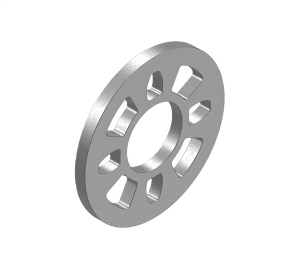 Ringlock scaffolding ring with raw self color finish and 8-hole connection design