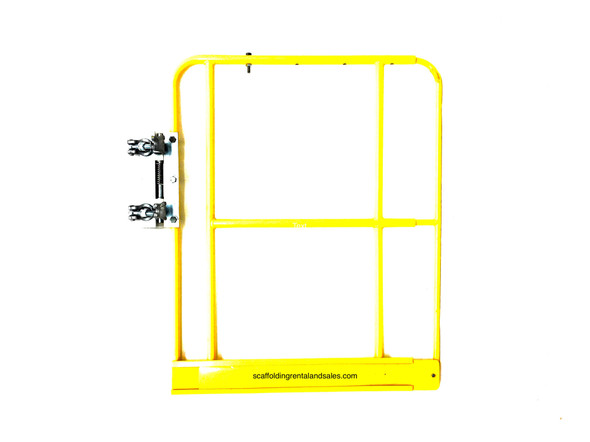 Access Gate for Scaffolding | Expandable - 42"Scaffold sheeting and debris netting | Southwest Scaffolding & Supply