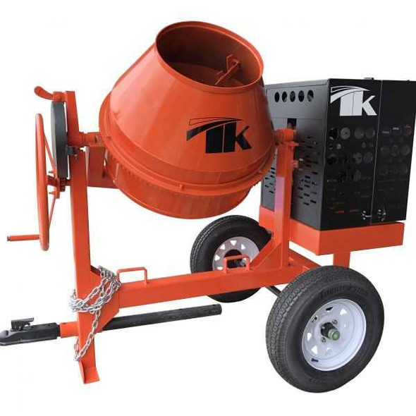 TK Concrete Mixer TK CM7-GH8-1 – Gas Powered| Steel Drum | Gas - Honda | Southwest Scaffolding & Supply