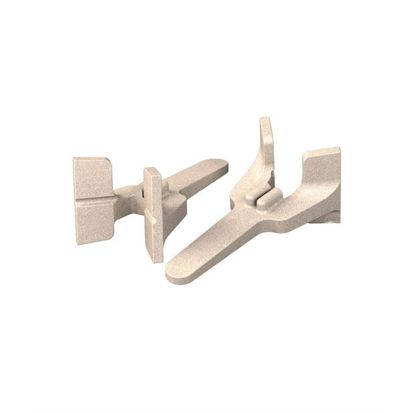 Professional cast aluminum bricklayer corner blocks for masonry line alignment