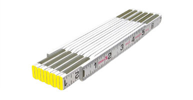 Stabila 80005 Oversize Brick folding rule made of premium beech wood with 1/16th inch scale