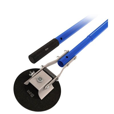Bon 11-921 6-foot aluminum wall scraper with swivel head and 7-inch abrasive disc