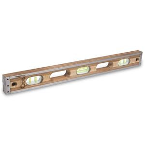 Marshalltown 36 inch Crick wood level with traditional wood ends and 0.015 accuracy