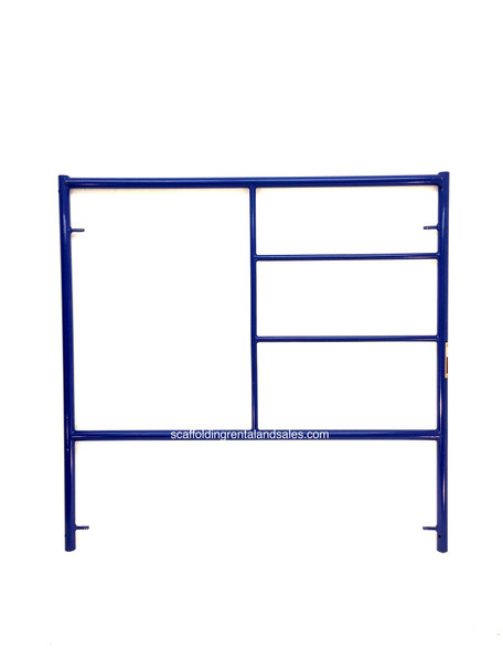 5x5 Double Ladder Scaffold Frame Dark Blue – Heavy-Duty Steel Scaffold Frame with Dual Access for Construction