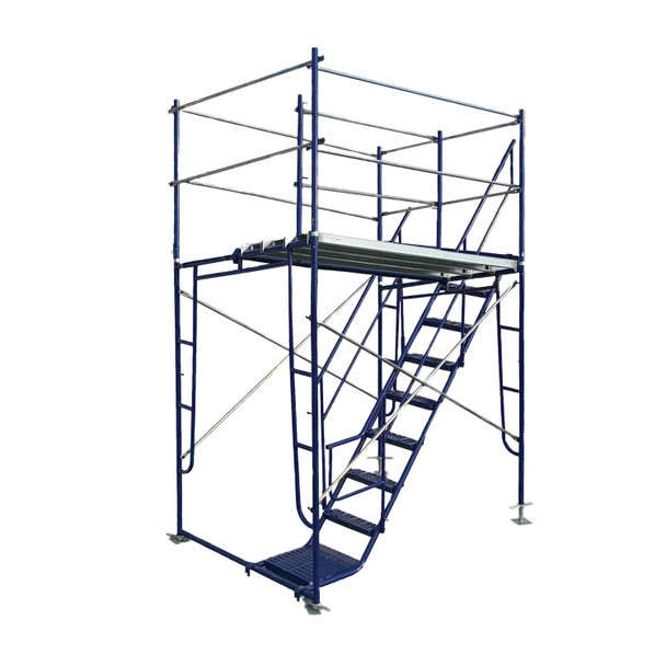 13-Foot Stationary Scaffold Stair Tower Kit SWS-NRST-13